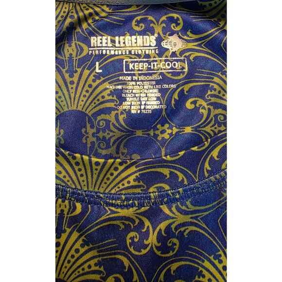 REEL LEGENDS Keep It Cool Women's Long Sleeve‎ Quick Dry Pullover Size L - Picture 3 of 4